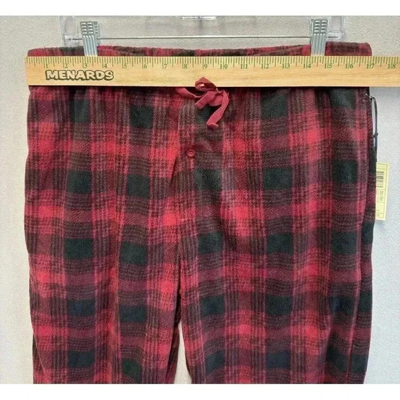DG Hill Sleepwear Men's Sz Large Red Flannel Pajama Comfy‎ Pants NEW! - Picture 4 of 8